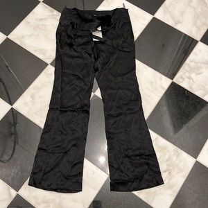 NWT ZARA BLACK SILKY PANTS